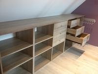 arriere du dressing ouvert