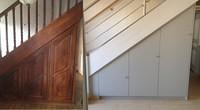 sous escalier : avant/après