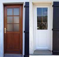 porte d entrée en pvc blanc : avant/après